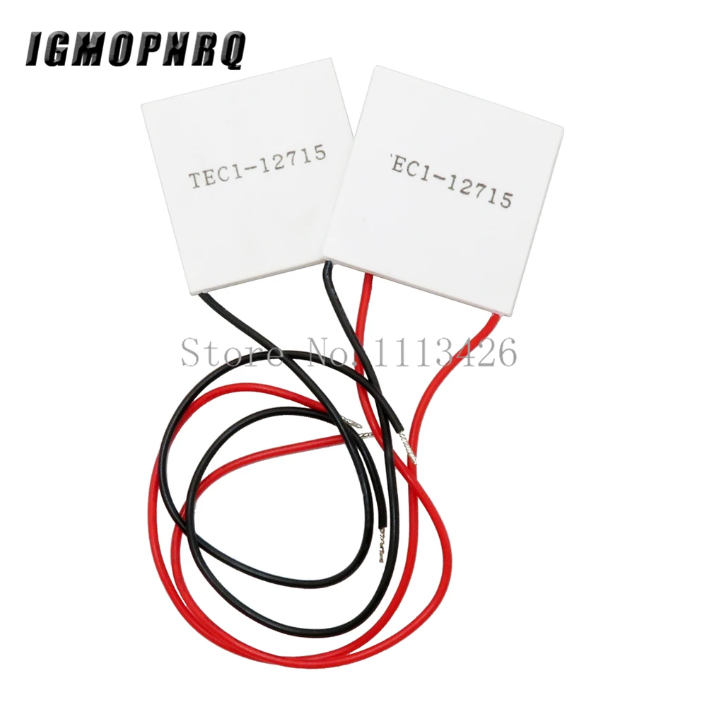 10pcs/lot X TEC1 12715 TEC 1 12715 136.8W 12V-15.4V 15A TEC Thermoelectric Cooler Peltier TEC1-12715 10pcs/lot X TEC1 12715 TEC 1 12715 136.8W 12V-15.4V 15A TEC Thermoelectric Cooler Peltier TEC1-12715