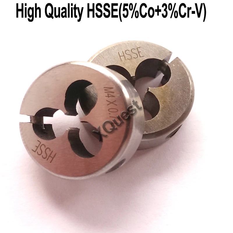 Регулируемые штампы XQuest HSSE M2 M2.5 M3 M3.5 M4 M4.5 LH M5 M6 M7 M8 M9 M10 M12 M14 для нержавеющей