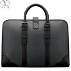 Best Price as low as $202.96 YINTE Men's Briefcase Leather Men Business Handbag Solid Zipper Bag Fashion Laptop Briefcase Office Messenger Lawyer Bag T8248-3