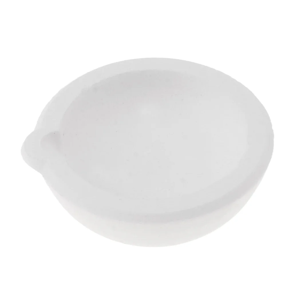 100g Jewelry Casting Crucible Cup Dish Bowl Pot Casting Melting Crucible Bowl for Gold Silver Brass Copper Fused Quartz Silica