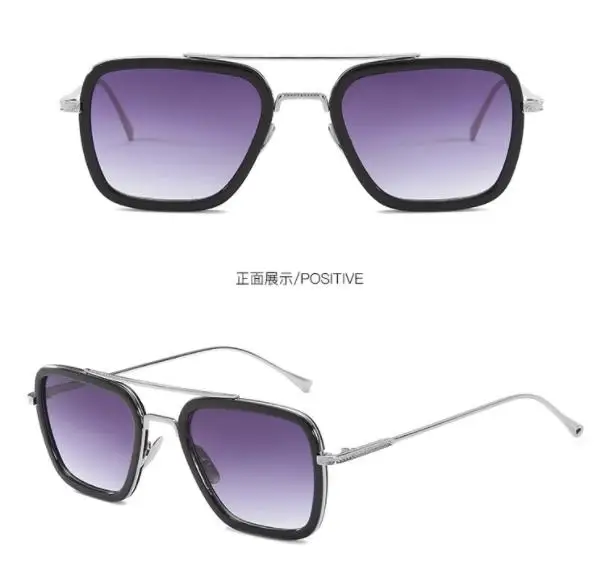 BOOCRE Spider-man Far From Home Glasses Edith Cosplay Prop Iron Eyewear Sunglasses Plane Mirror -Zentai shop online