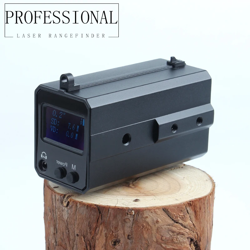 

Outdoor 6-700m mini aiming OLED screen display laser automatic rangefinder 20mm wave rail mount hunting optics riflescope parts