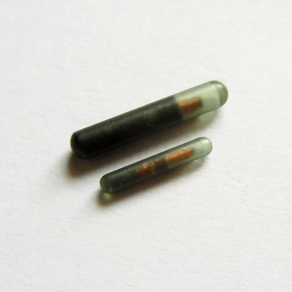 Размеры 1,4x8 мм RFID стеклянная метка для животных 134,2 кГц ISO11784/11785 FDX-B животного Стекло RFID читать и писать EM4305 чип