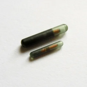 

Size 1.4x8mm RFID Animal glass tag 134.2KHz ISO11784 / 11785 FDX-B Animal Glass RFID Tag Read and Write EM4305 Chip