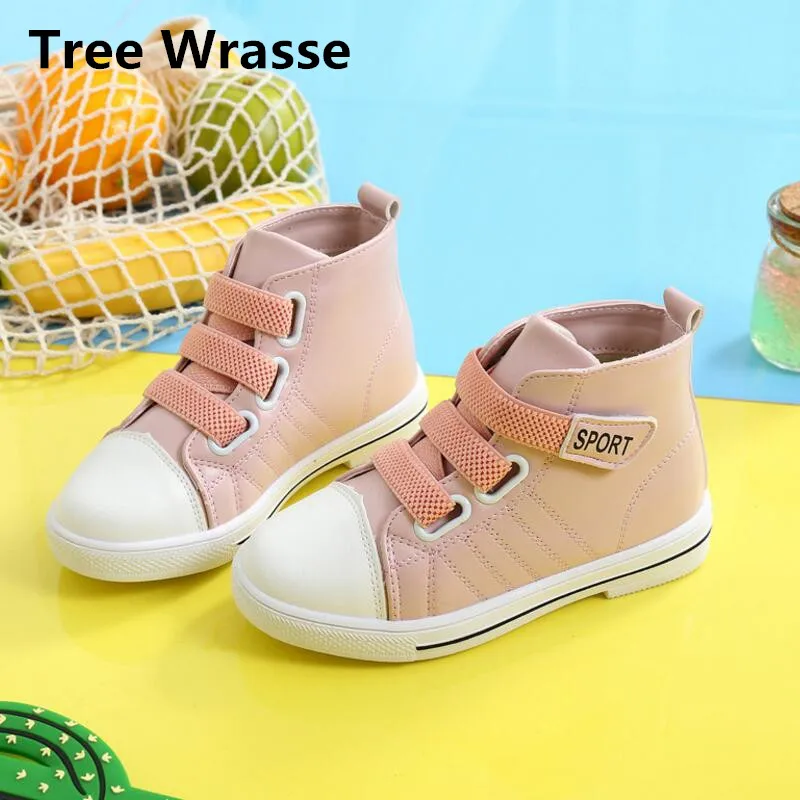 

Tree Wrasse Kids Sneakers Children Breathable Flats Sports Shoes Autumn Boys Running Shoes For Girls High Help Casual Boots