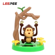 LEEPEE автомобиль орнамент качели мультфильм кукла на солнечных батареях качающаяся Танцующая игрушка подарок для детей украшения для приборной панели автомобиля милые животные