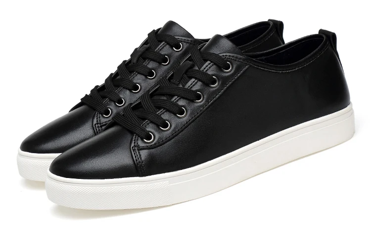 CLAX/Мужская обувь из натуральной кожи; коллекция года; сезон весна-осень; мужская повседневная обувь; цвет черный, белый; смешанные цвета; модная обувь; Мужская прогулочная обувь
