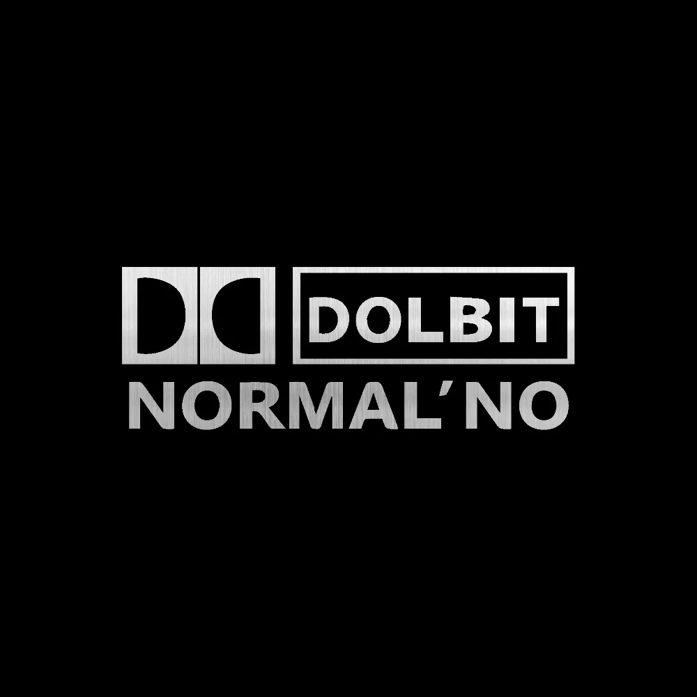 Tangredy 25*9 см DOLBIT NORMAL'NO Creative стикер с надписью Стайлинг Виниловая наклейка для