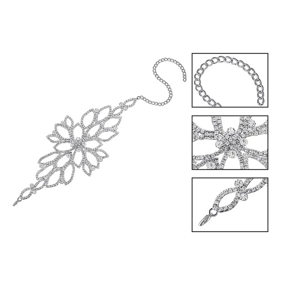 XY Fancy Для женщин Хрустальный цветок Форма браслет|hand chain|bracelet womenbracelet fashion |