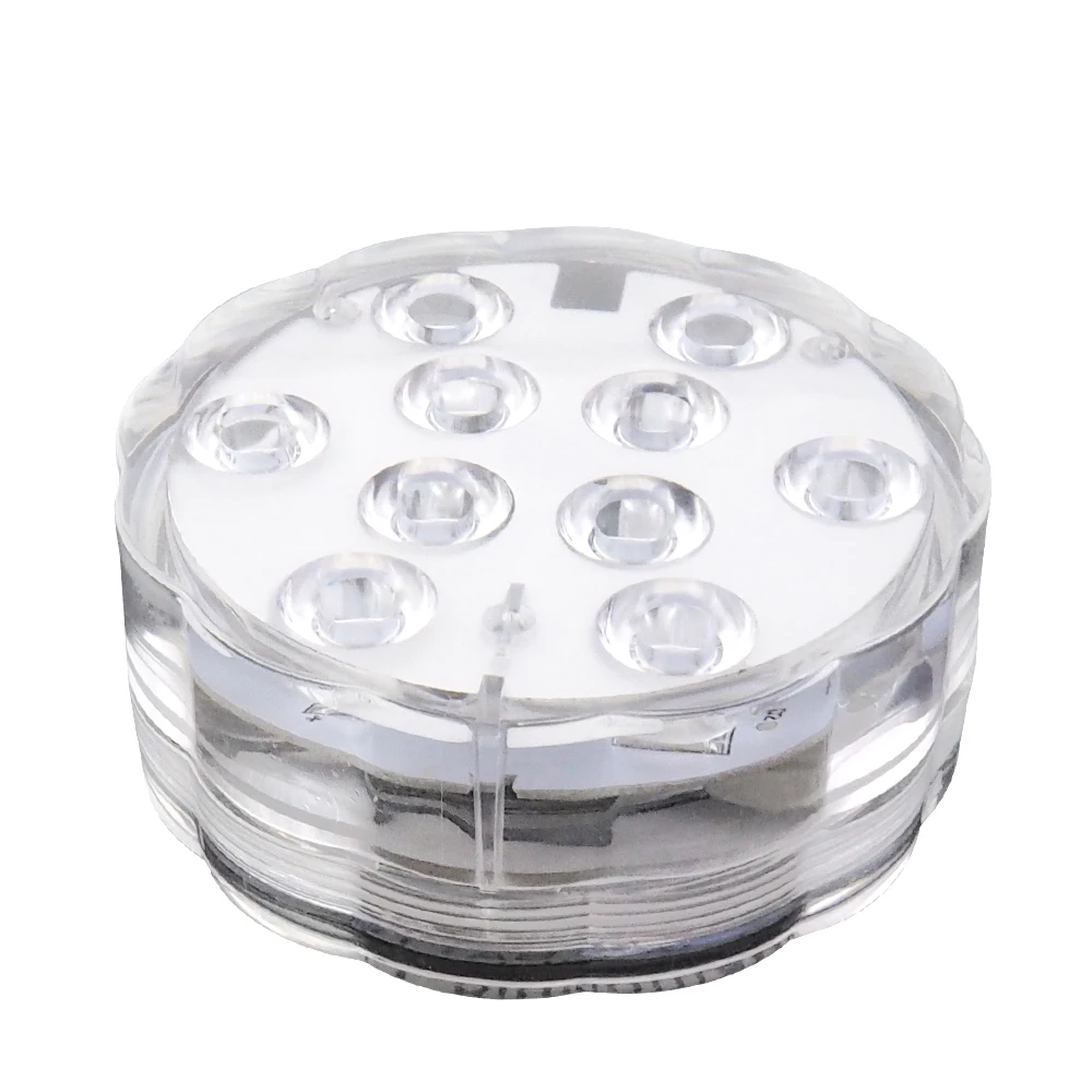  Underwater Submersible Vase 10 Led Remote Controll RGB Swimming Pool Light Battery Operated Night L - 32907232435