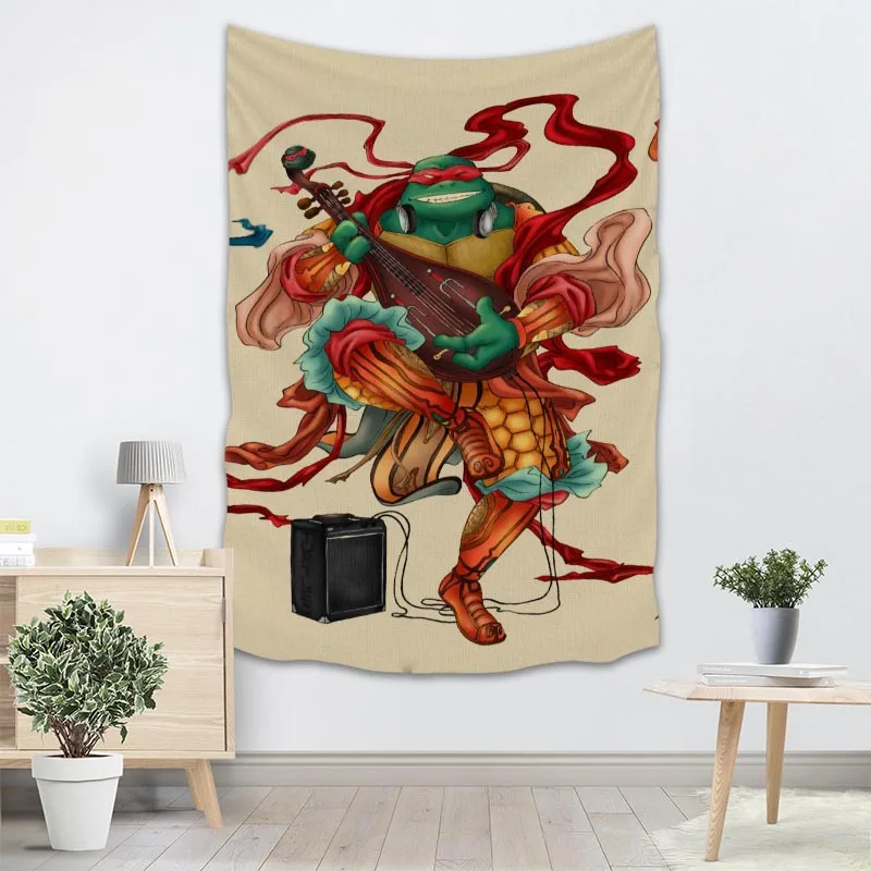 Пользовательские подростковые мутанты ниндзя гобелен черепаха на стену для вечерние украшения Искусство домашний декор пляжное полотенце одеяла по индивидуальному заказу - Цвет: 8