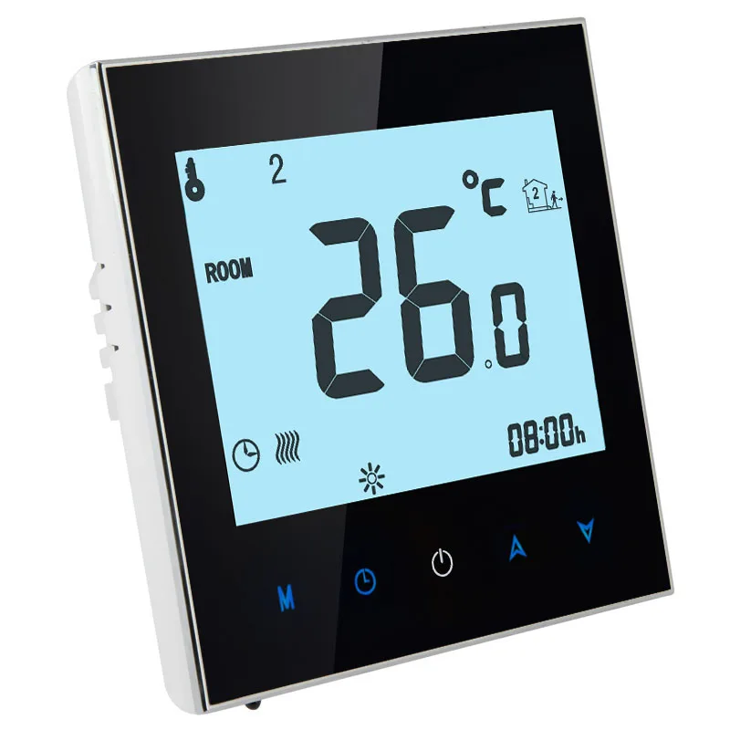 

Hot Sale High Quality Exactly Floor Heating / Water Heating System Smart LCD Display Programmable Room Thermostat