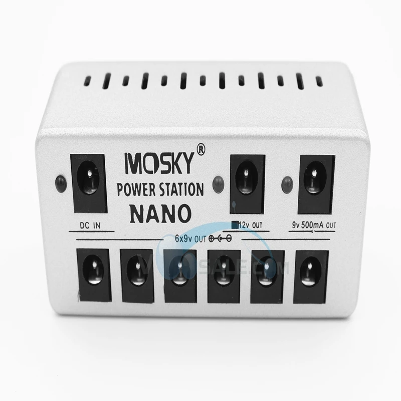 Mosky NANO электростанция мини-источник питания для 12 В/9 в гитарный эффект педаль поддержка гитарная педаль Электропитание аксессуары для гитары