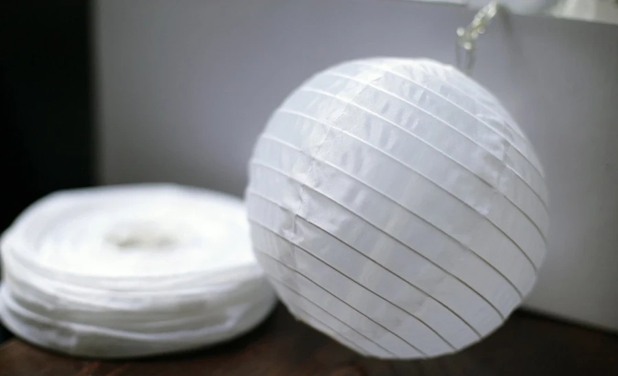 30 шт./партия, смешанный размер 6 ''-14''(15-35 см) фонарики из белой бумаги китайский бумажный мяч лампион для свадебного Праздничное оформление