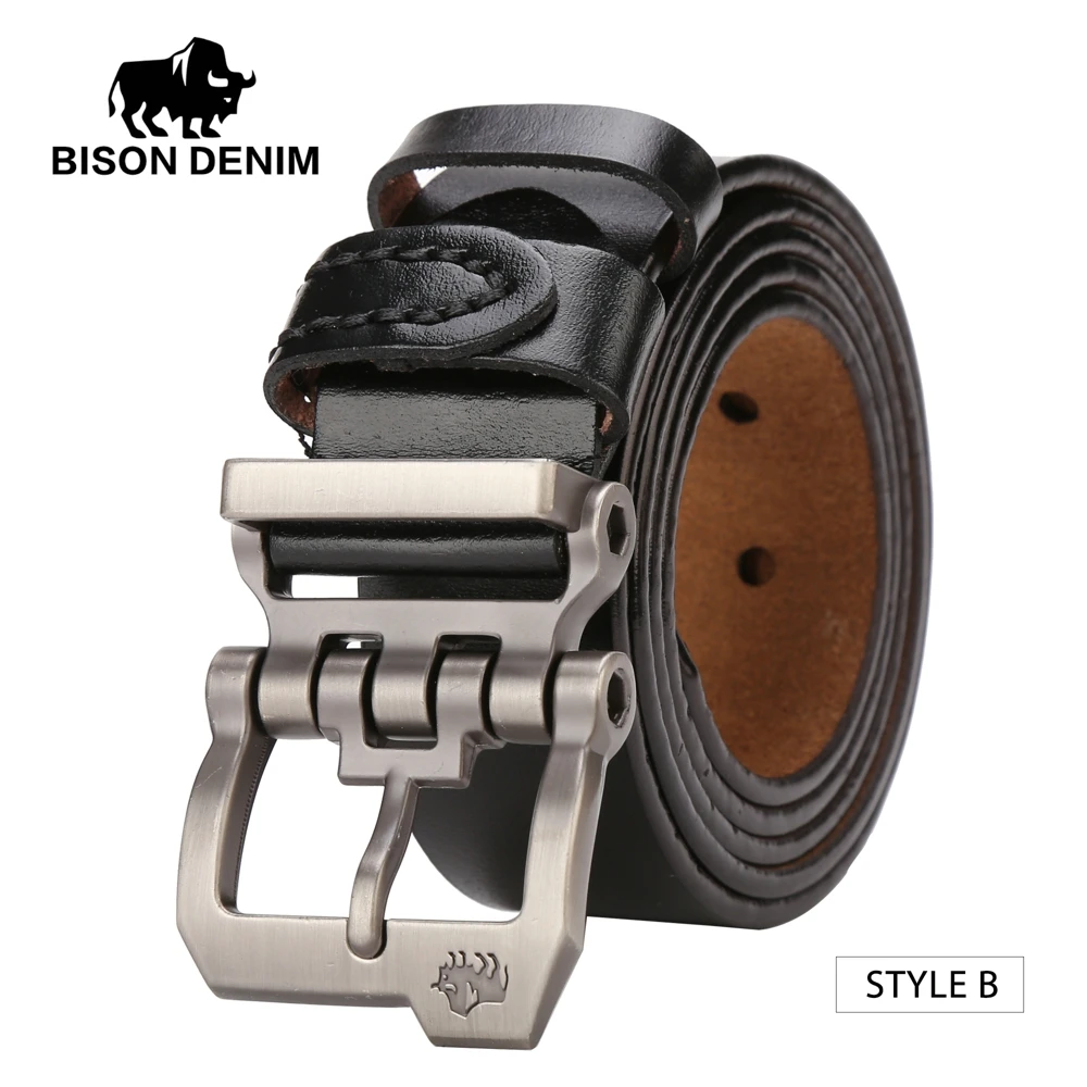 bison denim belt