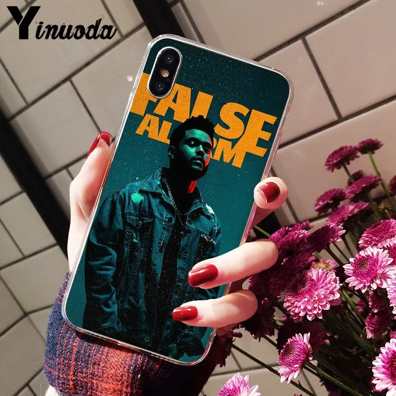 Yinuoda Weeknd поп-певец Starboy TPU Мягкий силиконовый чехол для телефона для iPhone X XS MAX 6 6S 7 7plus 8 8Plus 5 5S XR