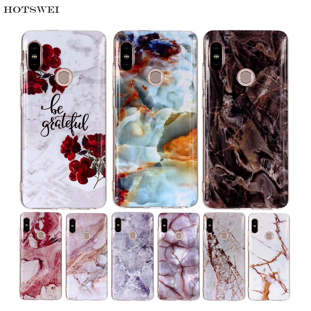 

xiaomi Redmi Note5 Case on Redmi Note 5 Case 5.99 inch Marble Skin Silicone Protective Case for xiaomi Redmi Note 5 Note5 Cover