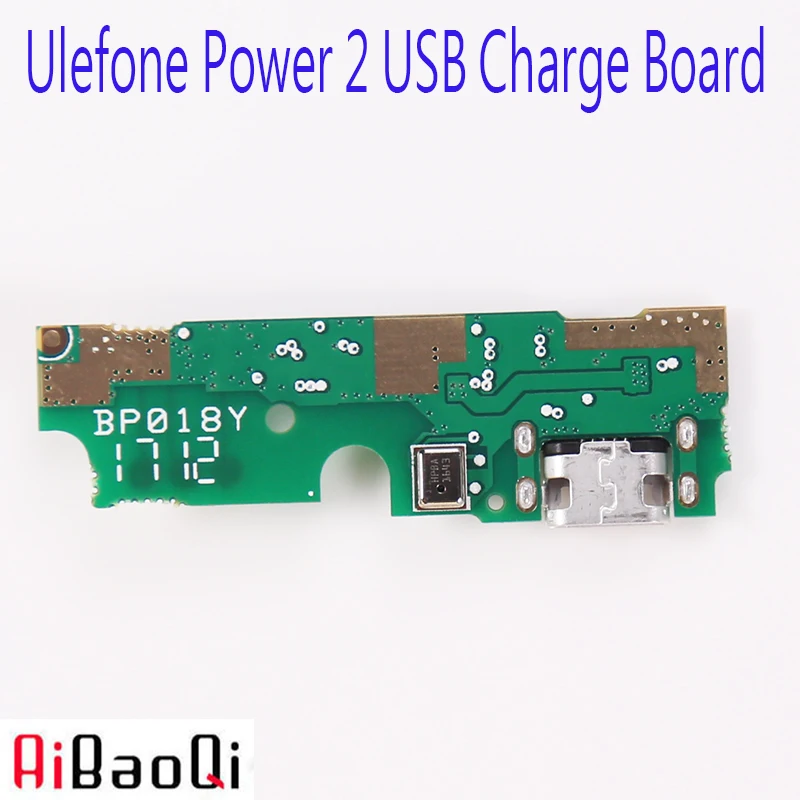 AiBaoQi новый оригинальный usb разъем плата зарядки для Ulefone power 2 Мобильный телефон Flex