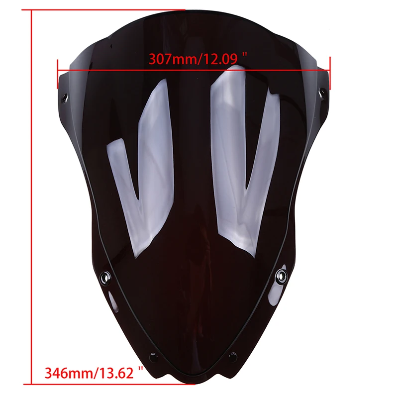 Posbay мотоциклетные ветрозащитные дефлекторы для Kawasaki Ninja ZX10R- мотокросса/скутера переднее лобовое стекло дефлекторы