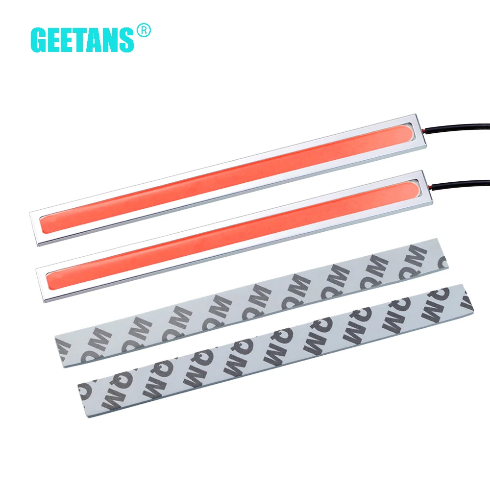

GEETANS 2Pcs 14cm COB LED DC12V Daytime Running lights waterproof Auto Car Driving DRL Fog lamp car styling AJ