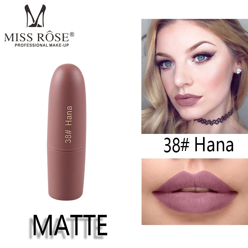 Miss Rose матовая губная помада 24 цвета карандаш водостойкая долговечная Татуировка
