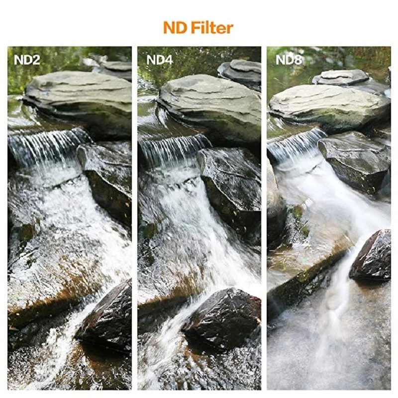 Filtro da Lente da Câmera Fader de Densidade k & f Conceito Nd2 400 nd Filtro 37 e 40. 5 e 43 e 46 e 49 e 52 e 55 e 62 e 67 e 72 e 77mm Neutra Ajustável Variável - Image 2