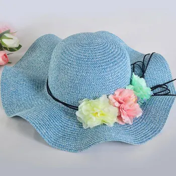 

MVUPP mommy and me Sun hat Mother and daughter Travel cap Wave family clothes outfits look mom mum Lady girl matching Beach caps