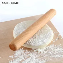 XMT-HOME твердой древесины скалка для выпечки инструмент пельменей тесто ролик натуральный здоровый немецкий бук Скалка дерево 1 шт