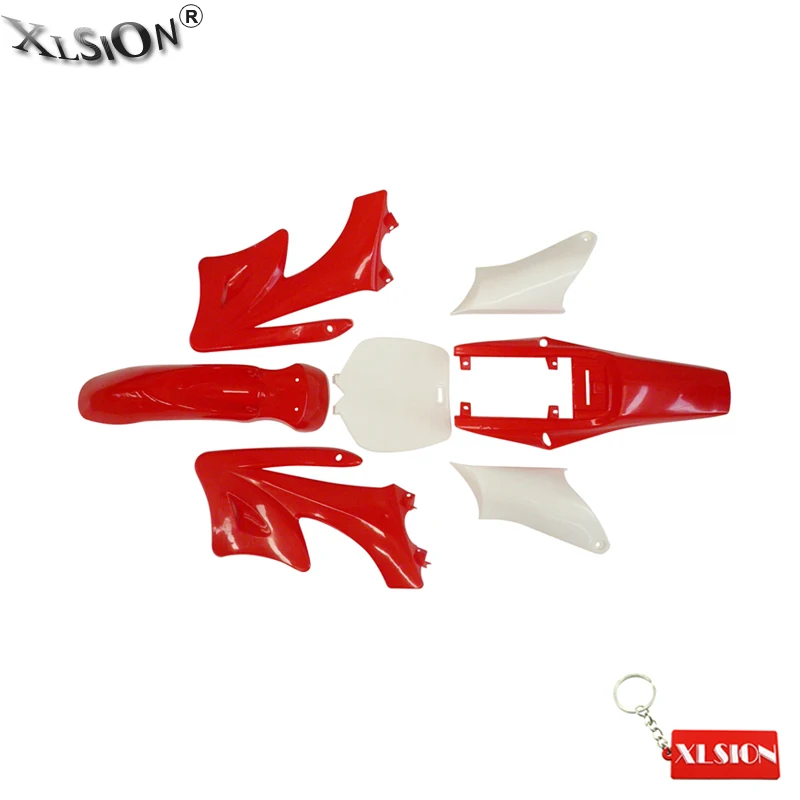

XLSION Aftermarket Red Fairing Plastic Body Fender Kit For Chinese 2 Stroke 47cc 49cc Apollo Orion Mini Dirt Bikes
