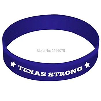 

300pcs Texas Strong silicone wristband rubber bracelets free shipping by DHL express