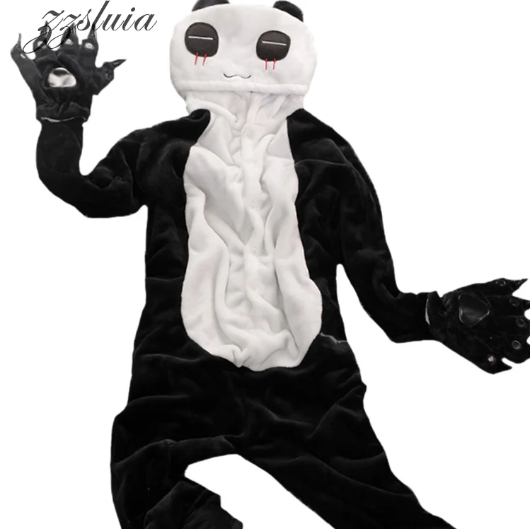 С перчатки! panda мужская pijama Пижамы Множеств femme стежка единорог пижамы животных