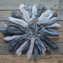 Ручная работа, мериносовая шерсть, Детская фотография, реквизит, фото корзина, наполнитель, Flokati, фон для фотосъемки новорожденных, студийное одеяло