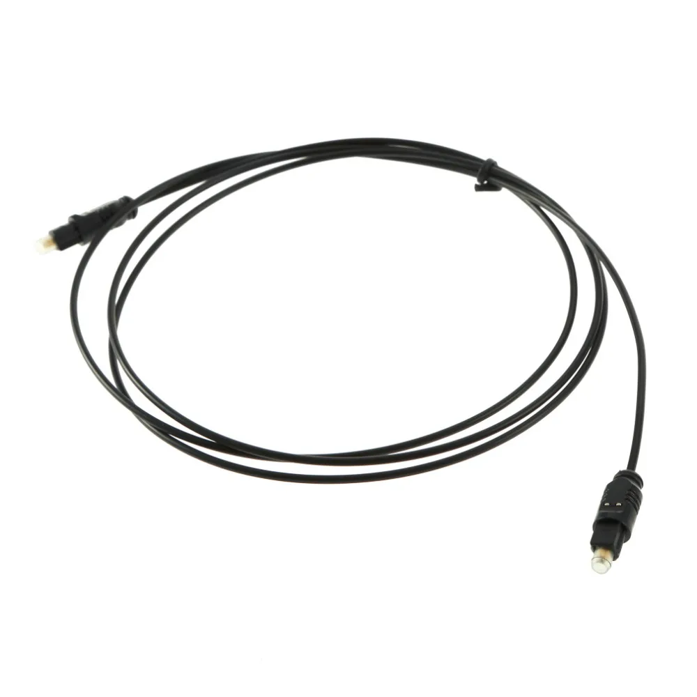 

1 pcs 1.5M Digital Optical Audio Optic Fiber Cable Black TV power amplifier soft Cable Drop Shipping jul 6
