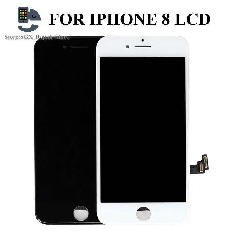 10 шт. Полный ЖК экран дигитайзер для iphone 8G 8 Бесплатная доставка|Экраны мобильных