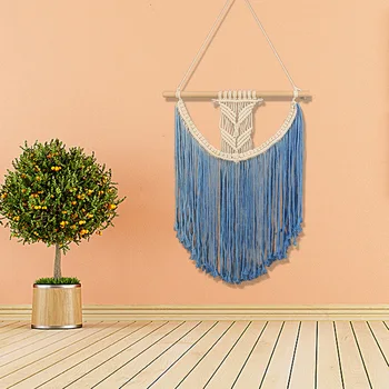 

Macrame Wall Hanging - Macrame Wedding Hanging Backdrop Yarn Boho Tapestry Bohemian Dorm Decor - Macrame