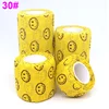 1 pcs Printed Medical Therapy Elastic Bandage Elastoplast 4.5m Sports Colorful Self Adhesive Wrap Tape for Finger Joint Knee Pet ► Photo 3/6