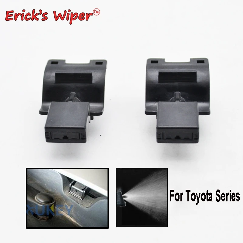 Erick's Wiper 2Pcs Front Windshield Wiper Washer Jet Nozzle For Toyota Corolla Altis Camry Auris Highlander 2007 2008 2009 2010