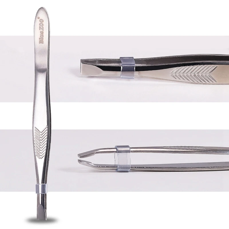 

1PCS Eyebrow Pliers Women Beauty Tools Tweezers Silver Eyebrow Clip Stainless Steel Multi-functional makeup Accessory