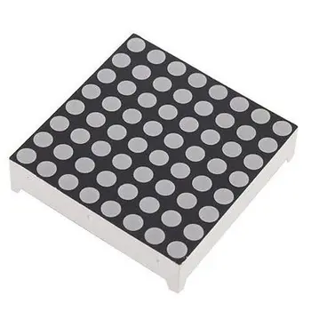 5PCS 8x8 3mm Dot-Matrix display Red LED Display Common Anode diy electronics odm led backlit dot matrix fashion watch with weekday display purple