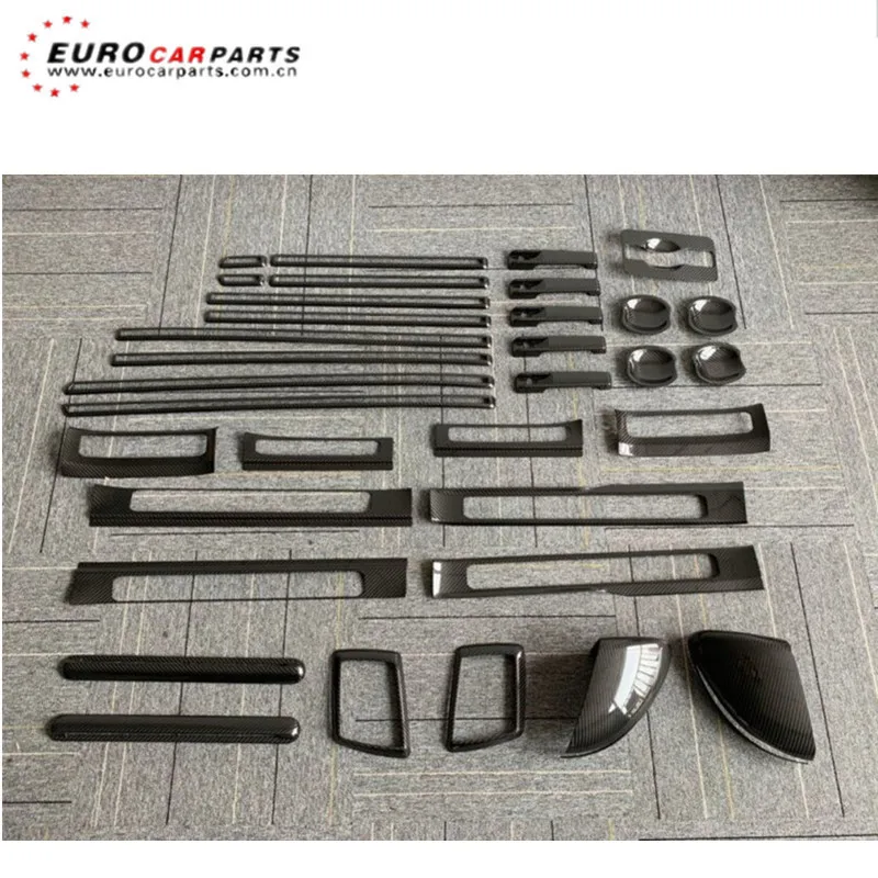 

2019 year G wagon W464 carbon fiber handle cover , side mirror covers ,side molding trims kit cover for MB G-class W464 G63 G500