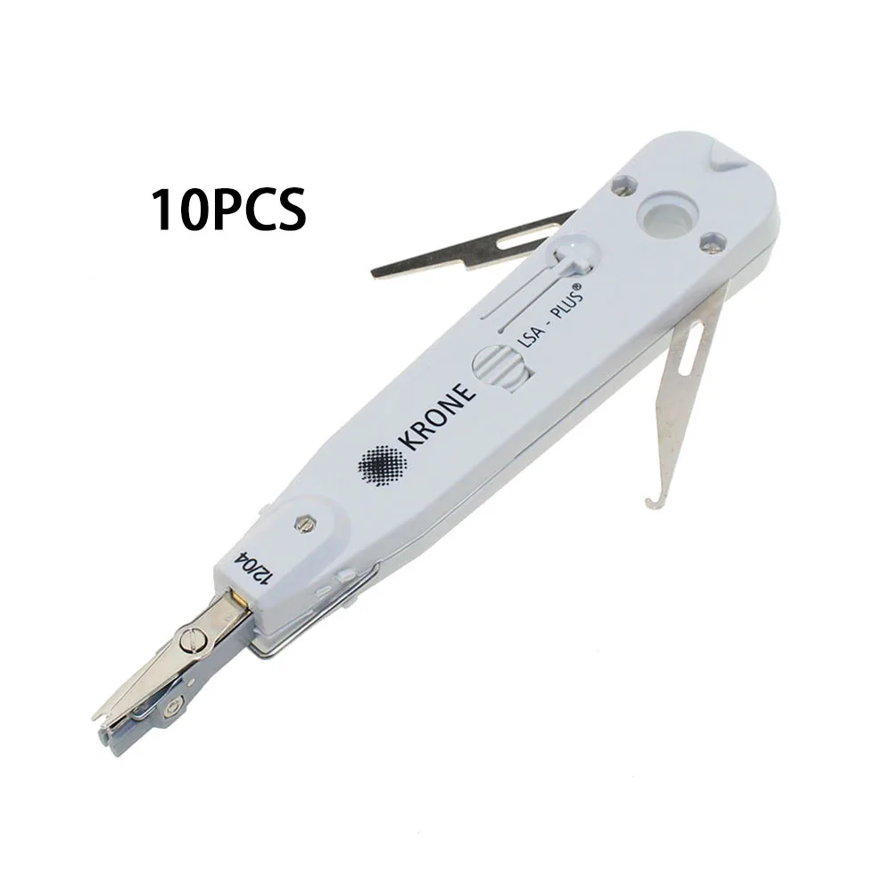 10 шт. инструмент для Пуансонов KRONE LSA Plus с датчиком сети Ethernet LAN Cat5 RJ45 телефонная