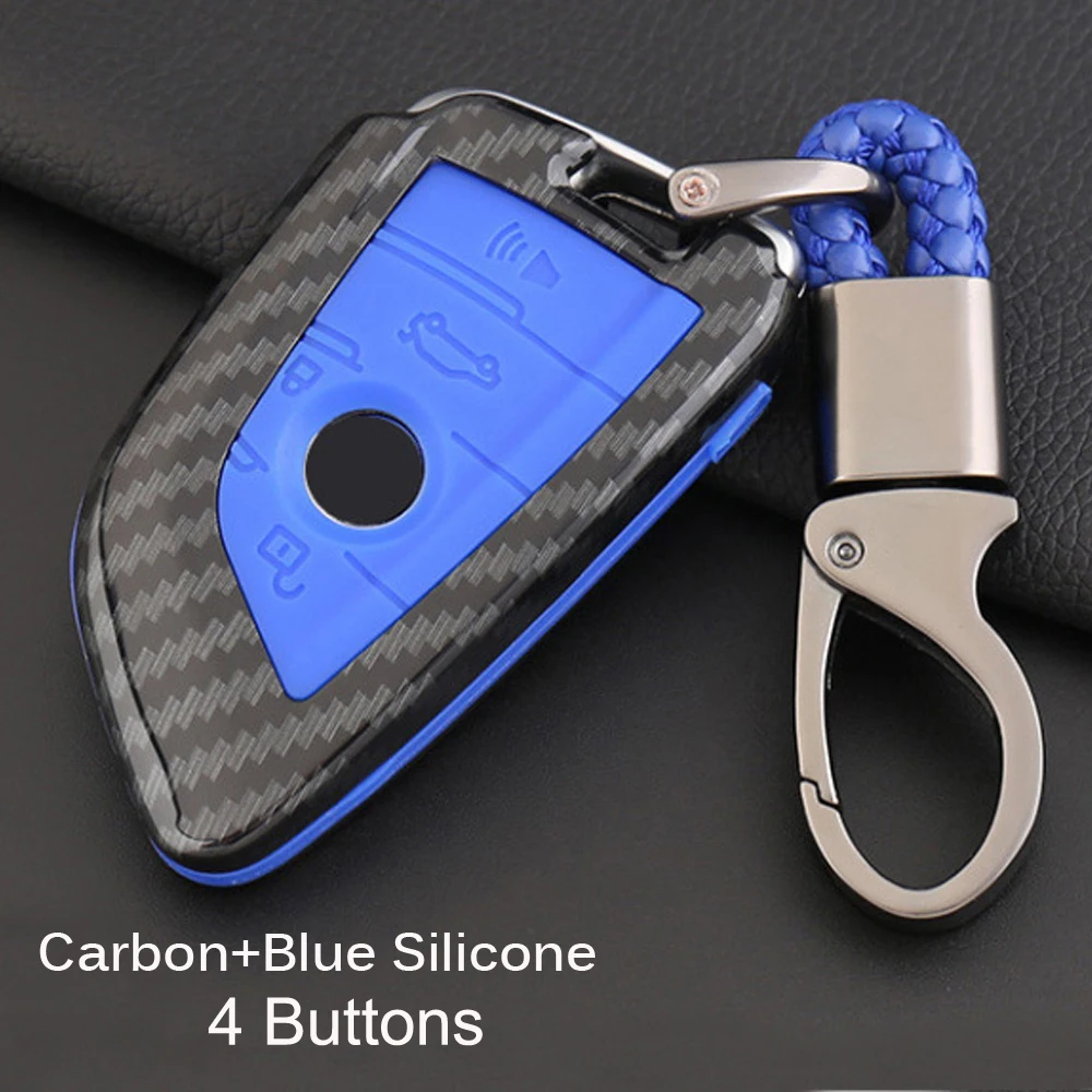 

Soft silicon Car Key Case Cover for BMW I3 I8 Series Car Styling Protection Key Shell Keychain Ring Accessories
