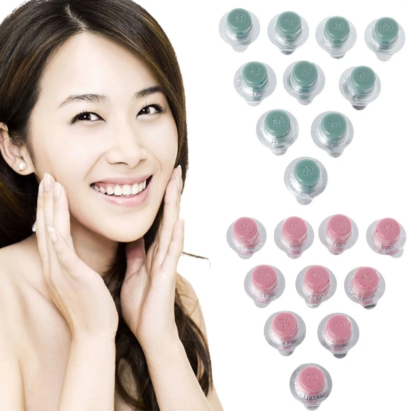 

10PCS Dental Tooth Polishing Paste Teeth Whitening Polish Grit Mint Flavor 2x2x1cm