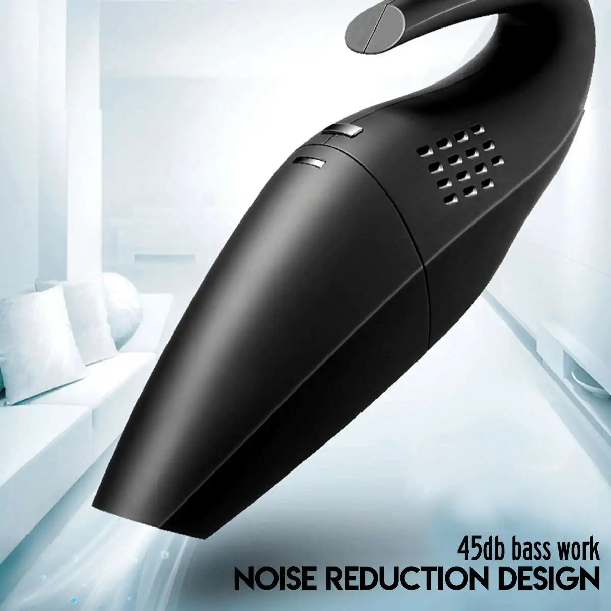 

120W Handheld Car Wireless Vacuum Cleaner 110-240V With High Power Dual Purpose Wet & Dry Portable Rechargeable Home Cleaning