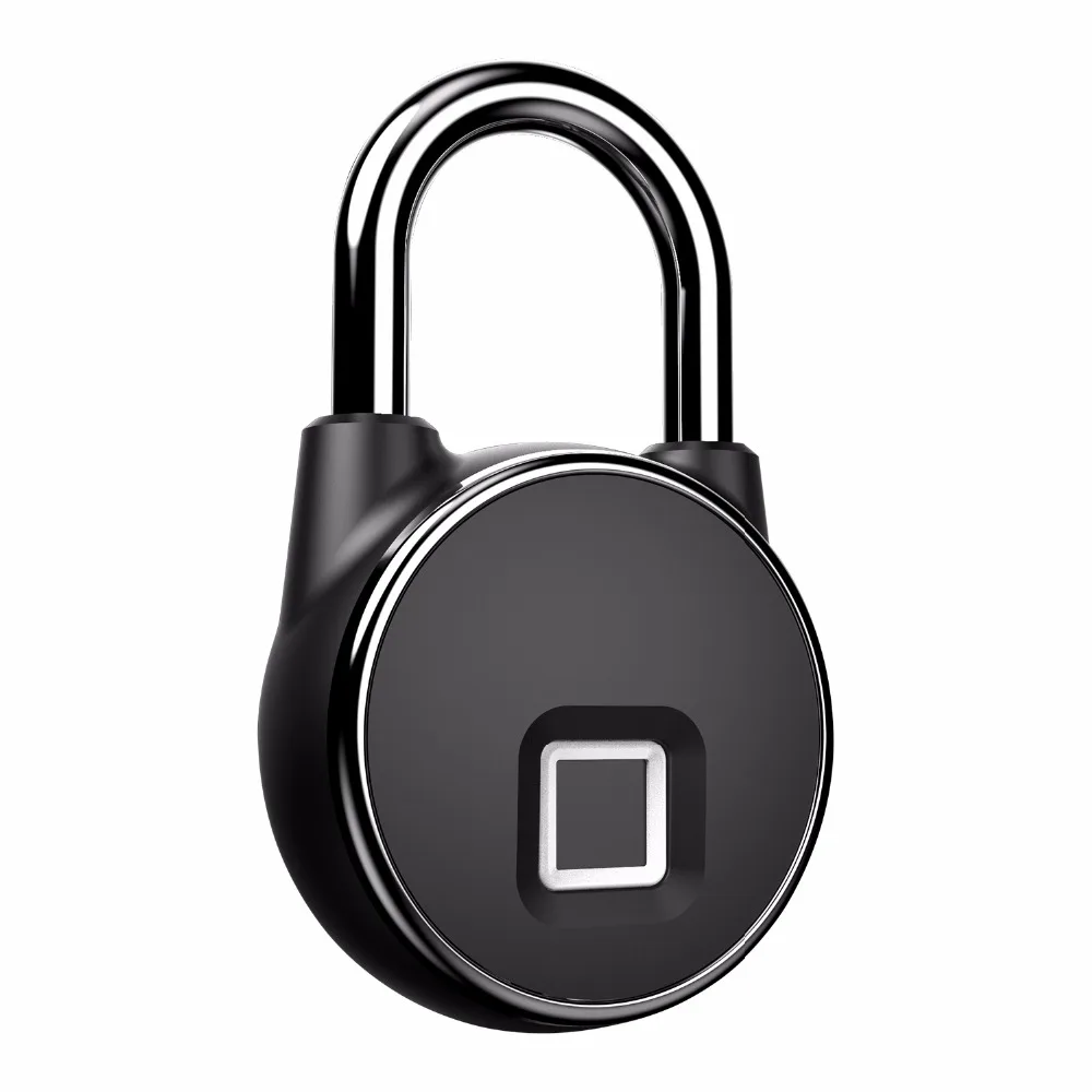 Fingerprint padlock smart Bluetooth electronic lock warehouse door security door lock outdoor padlock luggage lock