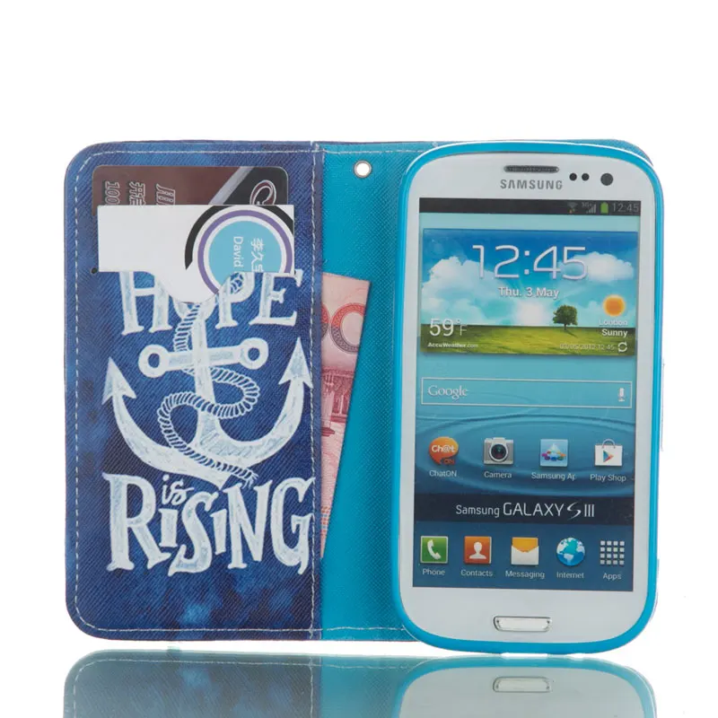 10 новых конструкций телефон чехол для Samsung Galaxy S3 i9300 магнитный wallte защитная крышка