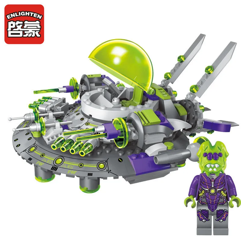 

ENLIGHTEN 339Pcs Star Space Adventure Fighting Legoings Building Blocks Model Educational Toys for Children Christmas Gift
