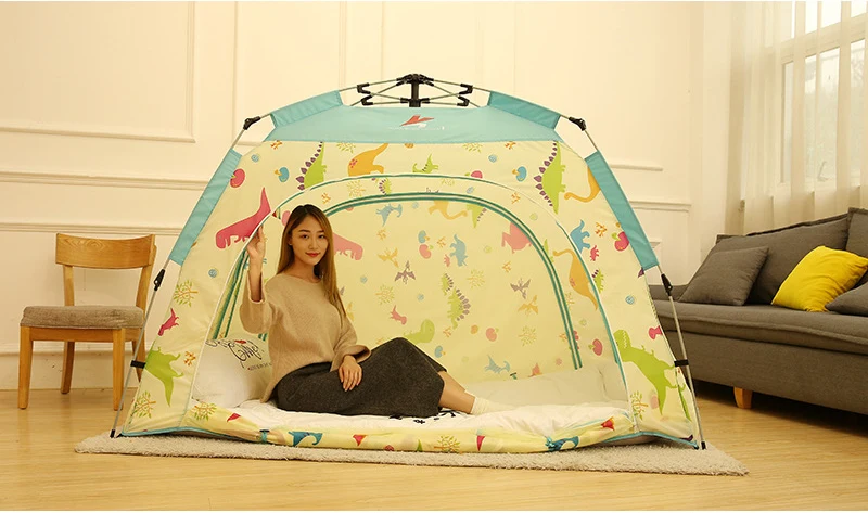 Детская палатка Автоматическая установка Складной Игровой домик палатка для детей типи палатка для наружного путешествия москитная сетка