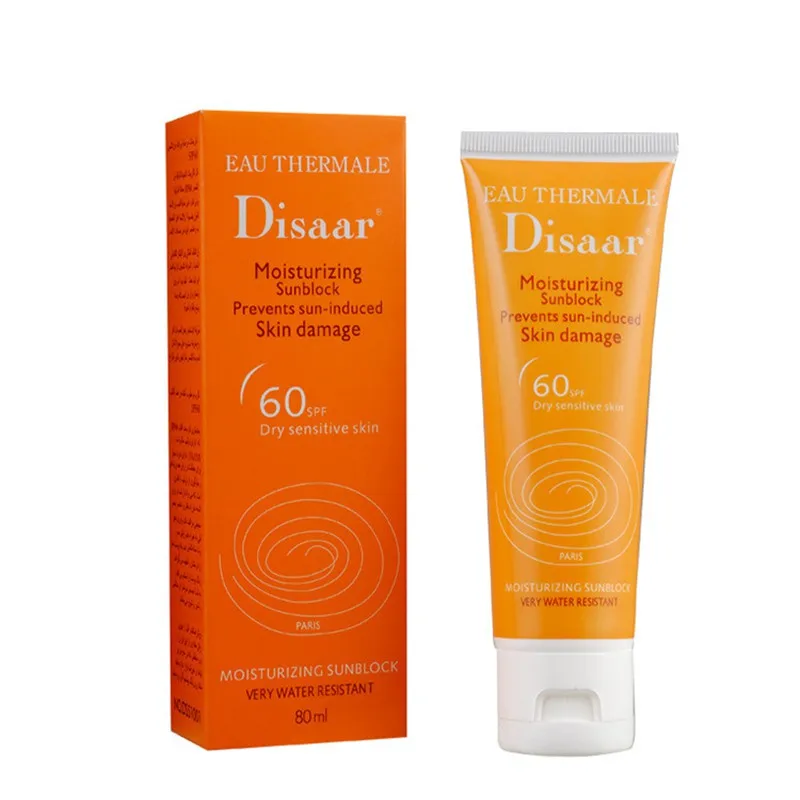 

Moisturizing Sunblock SPF 60 + + Waterproof Sunscreen Creams 80ml Prevents Sun-induced Skin Damage For Dry Sensitive Skin