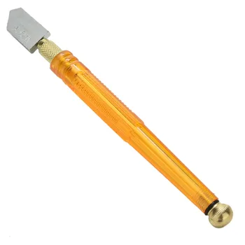 

simple convenient Steel Diamond Tipped Tool Blade Glass Cutter household and Cutting Work Skidproof Handle 165x14x14mm